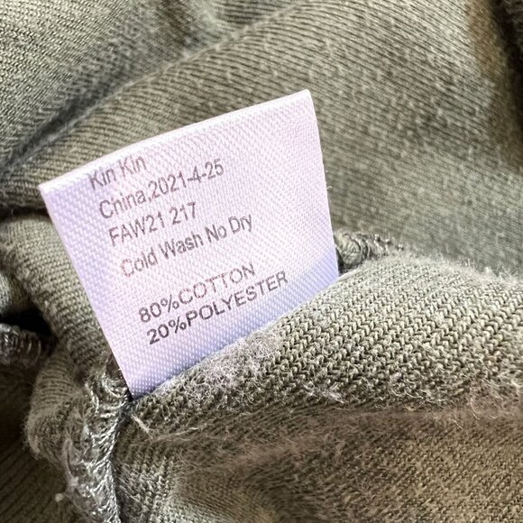 Kin + Kin Green Velour Top - Picture 5 of 6